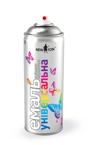 Емаль алкідна NEWTON універсальна 8011 коричневий, матова в аерозольній упаковці 400 мл